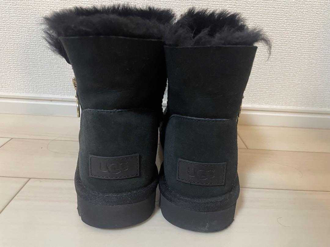 UGG Bailey Zip Mini ブラック　24センチ