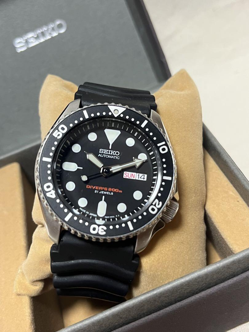 Seiko 逆輸入　日本製　SKX007j ブラックボーイ　ダイバー