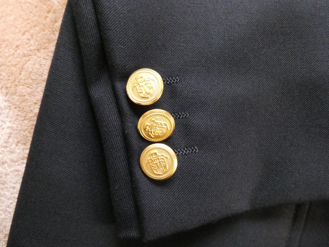 J.PRESS ジェイプレス 紺ブレザー 金ボタン 段返り3B　AB7