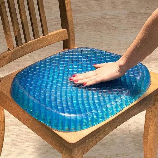 即購入可　クッション ゲルクッション 通気 ハニカム構造 夏用冬用 蒸れない