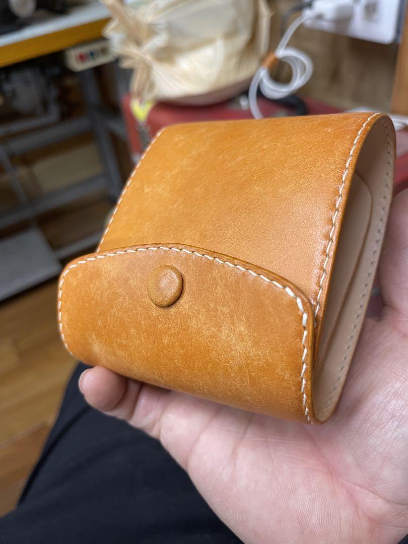 ✿ obmleatherオリジナル三つ折り財布です