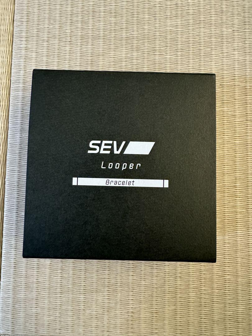 SEVルーパーブレスレット2◆送料無料◆ブラック◆19cm