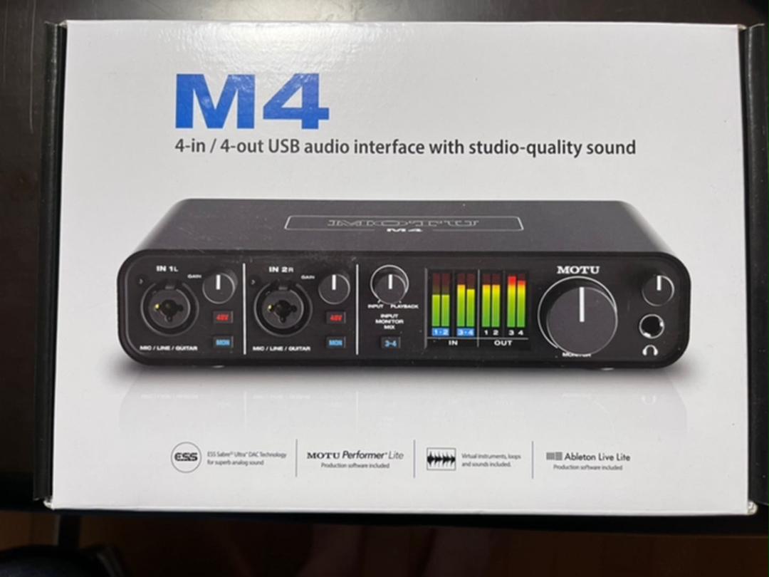 17500円 返品交換不可 MOTU M4