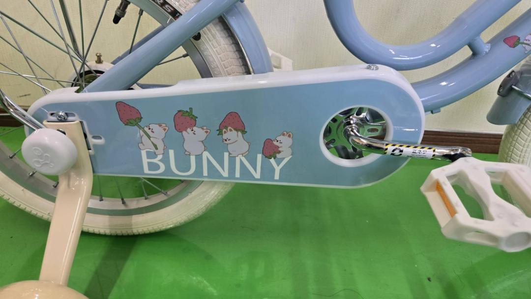 子供用自転車 BUNNYデザイン 18インチ BLUE