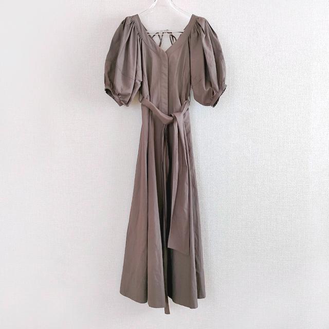 【SNIDEL】コットンステッチワンピース