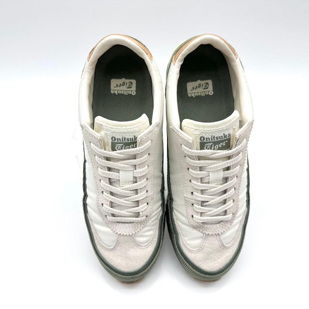 ★【極美品】オニツカタイガー へシンティ ホワイト グリーン 23.5