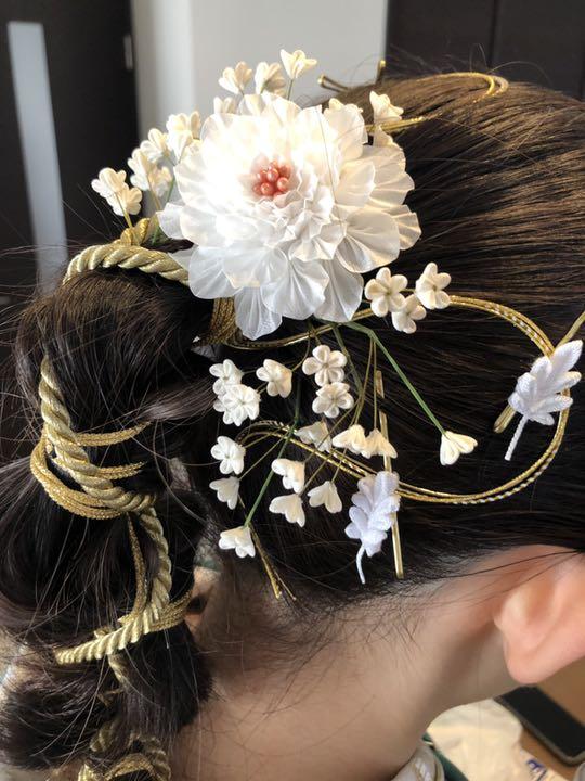 成人式髪飾り・つまみ細工(成人式・結婚式)