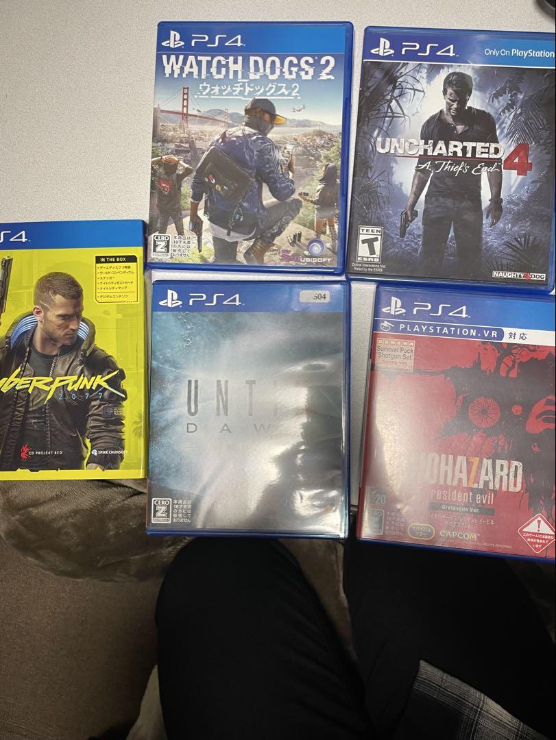 PS4ゲーム5本セット(Watch Dogs 2など)