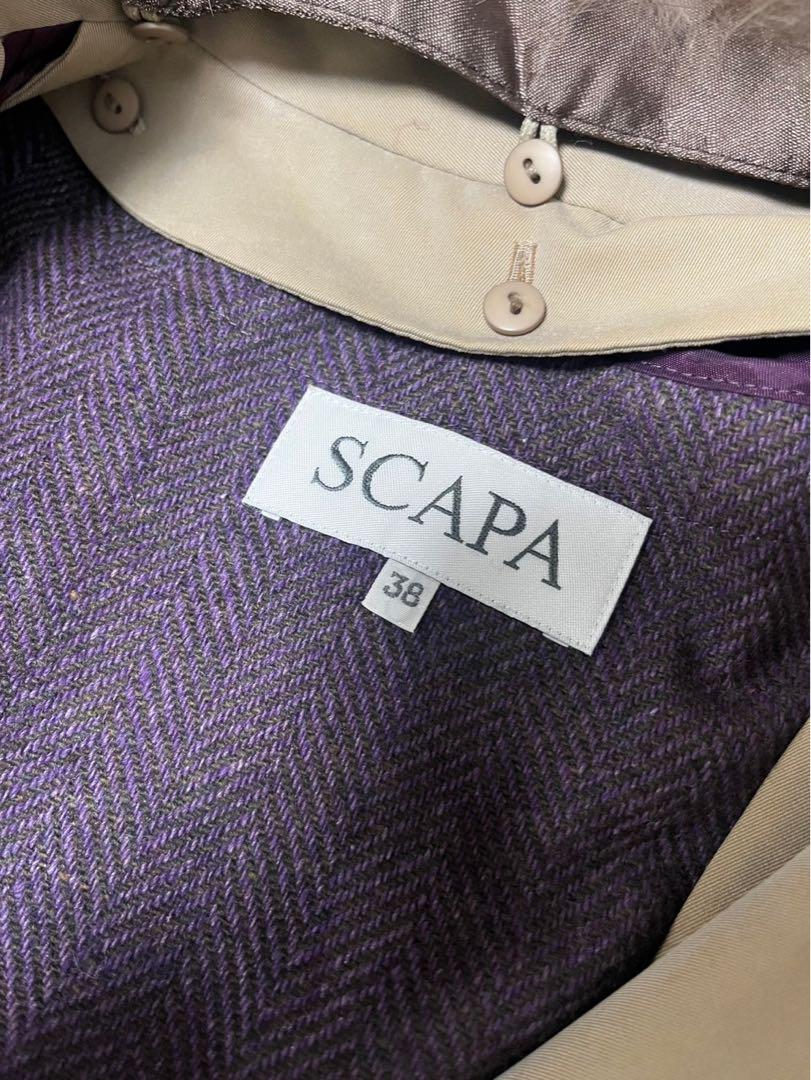 美品　SCAPA トレンチコート ベージュ 38
