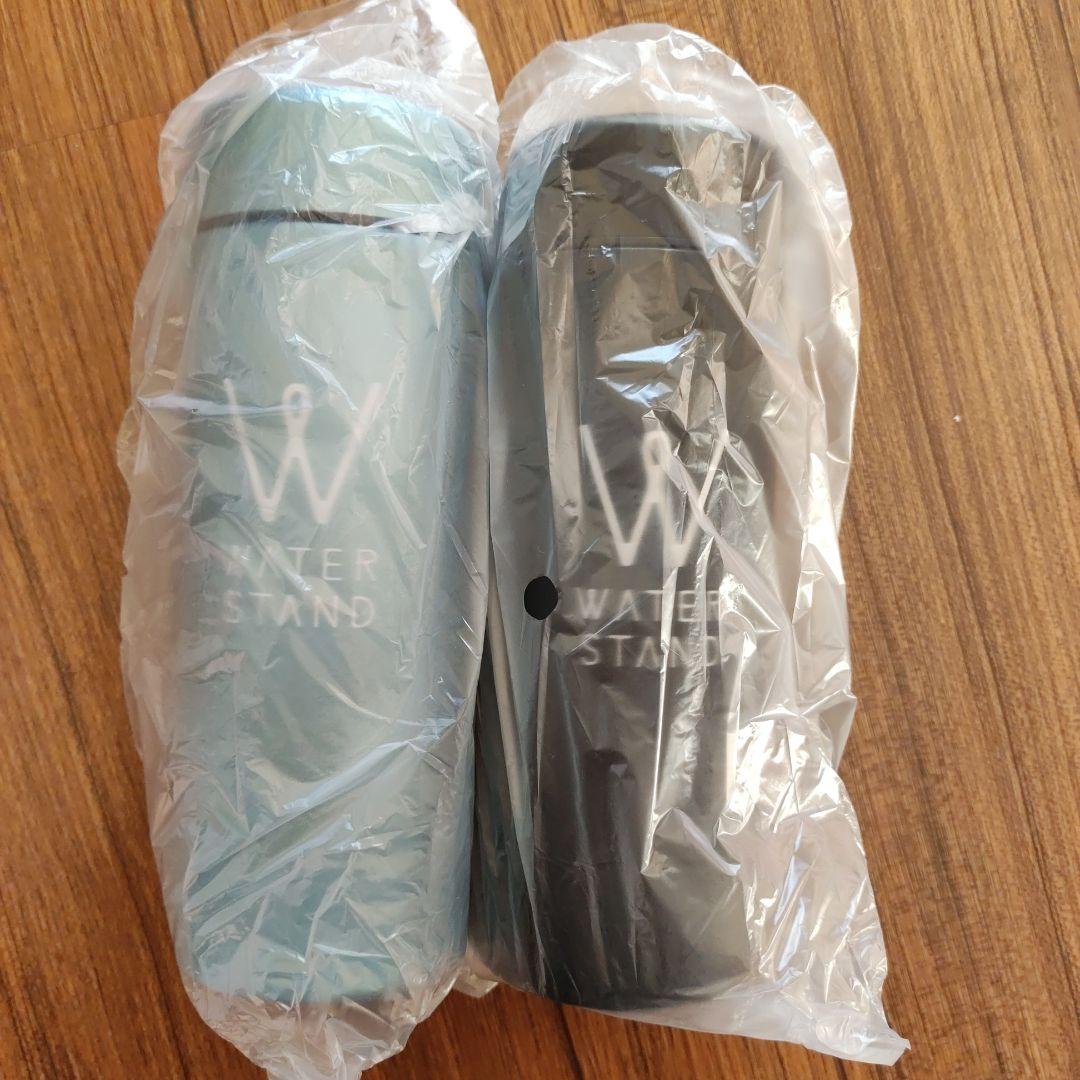 【2本セット】ウォータースタンド 2本セット 青、黒