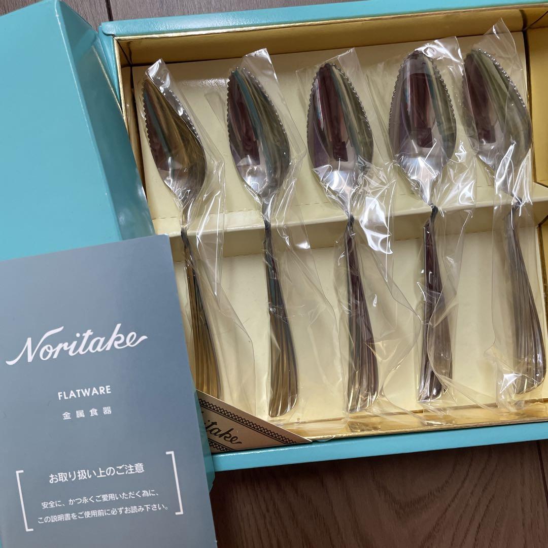 ノリタケ スプーンセット 新品未使用 グレープフルーツ - メルカリ