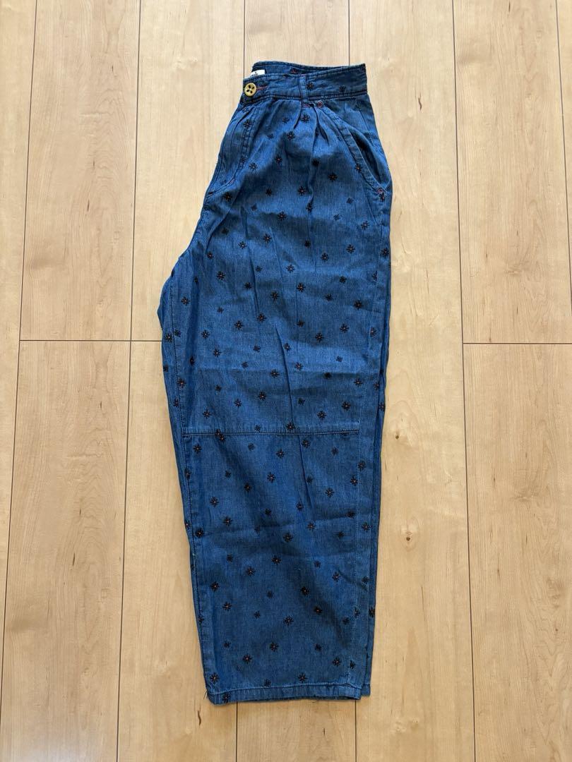 Jocomomola Brillar 刺繍デニムパンツ