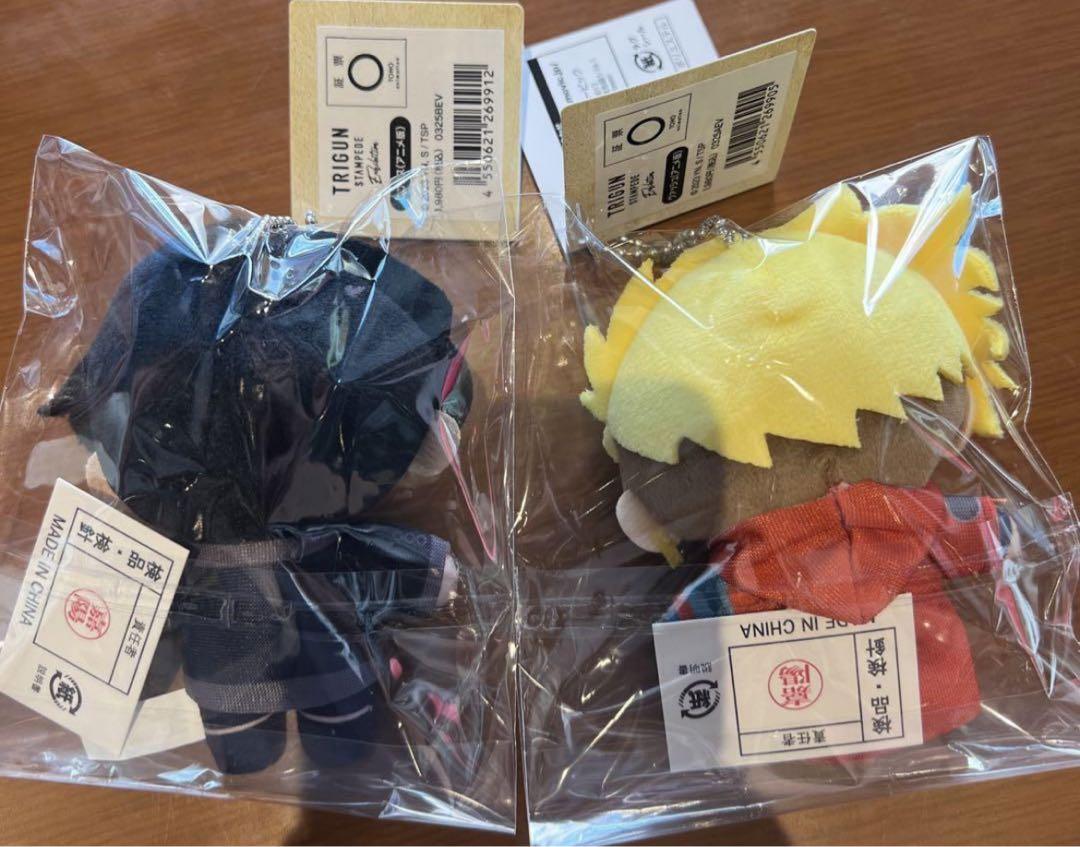 【セット】トライガン　TRIGUN　トライガン展　ちぃぬい　ぬいぐるみ　アニメ トライガン展 ちぃぬい ヴァッシュ ニコラス ウルフウッド