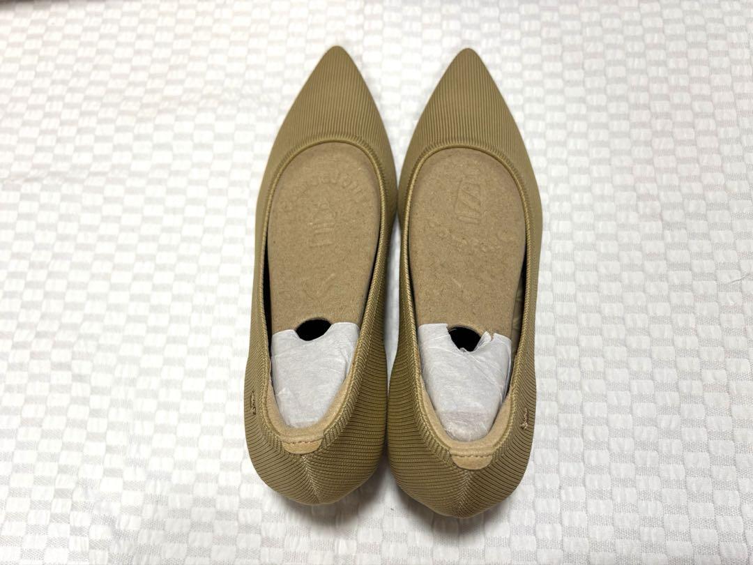 【極美品】VIVAIA ポインテッドトゥ チャンキーヒール パンプス