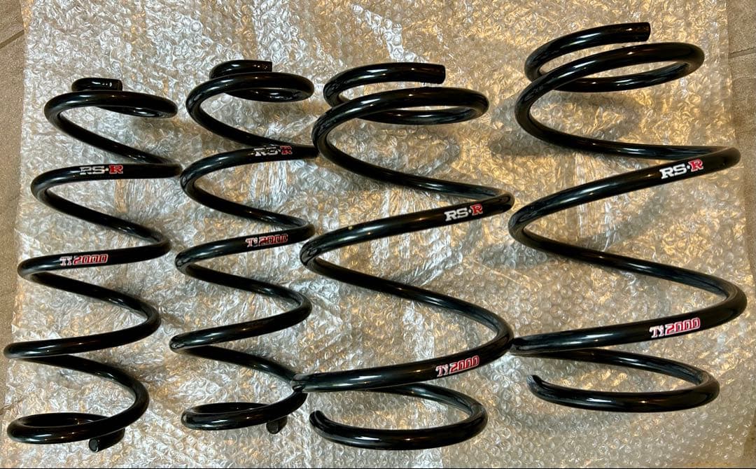 50プリウス　RSR Ti2000ハーフダウンサス前後セット スプリング