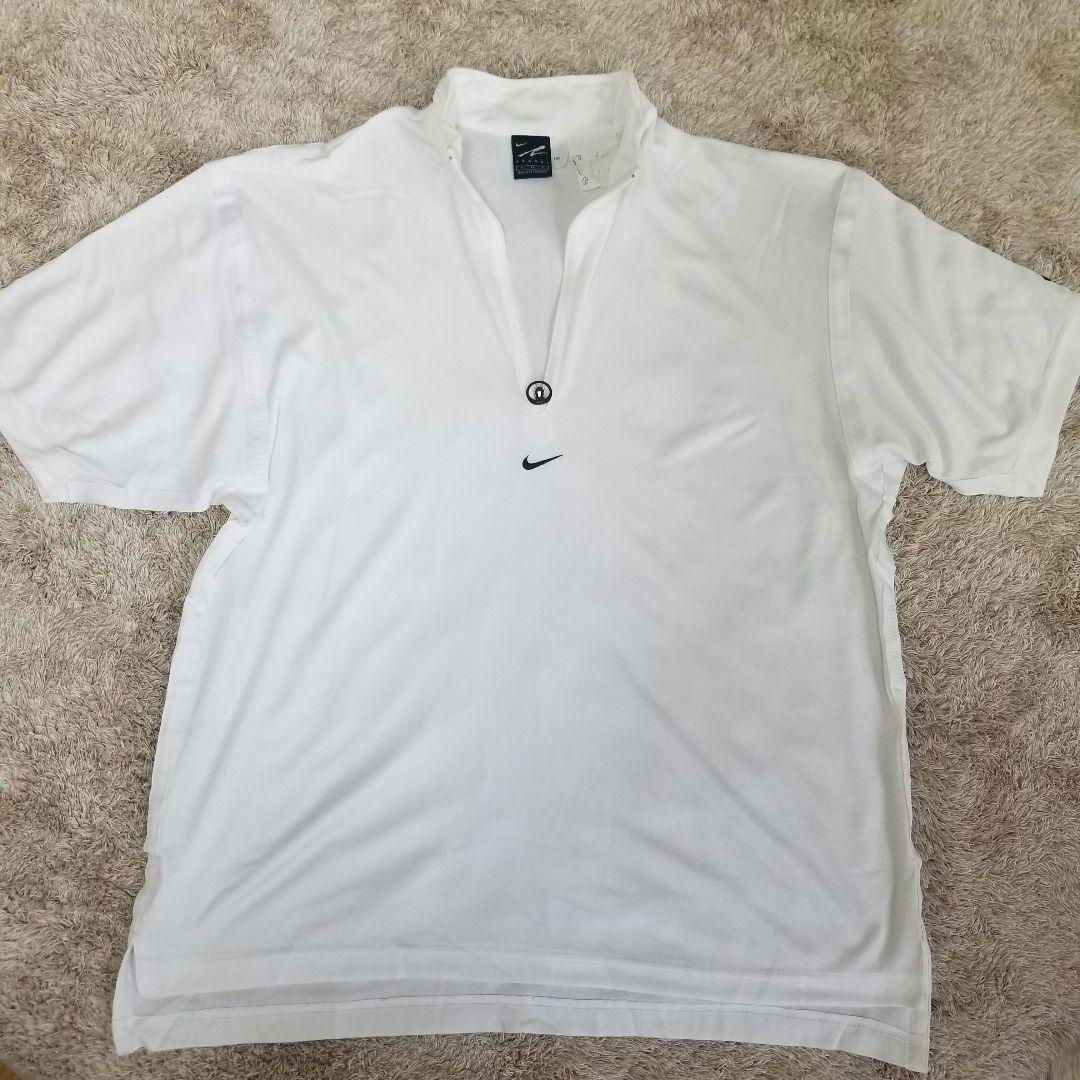 超人気新品 AGASSI】Nike ハーフジップ メルカリ - XL ホワイト テニスウェア トップス