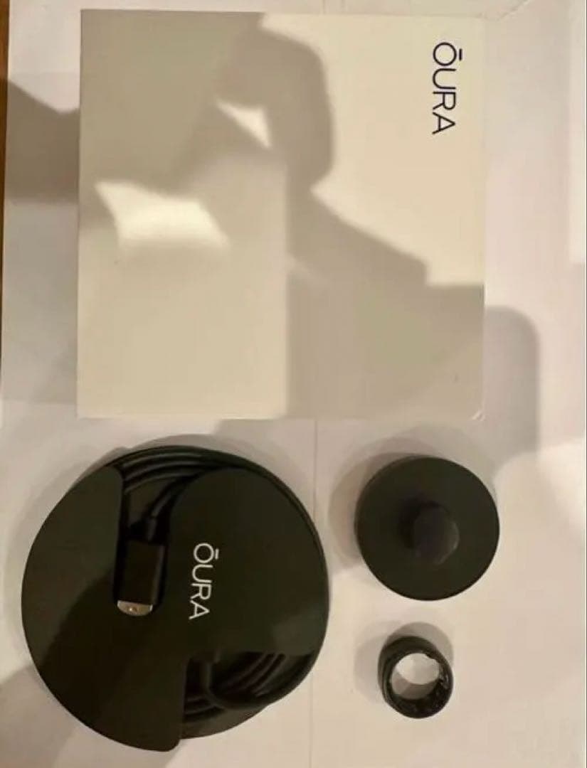 Oura Ring Gen3 Heritage Stealth US8号