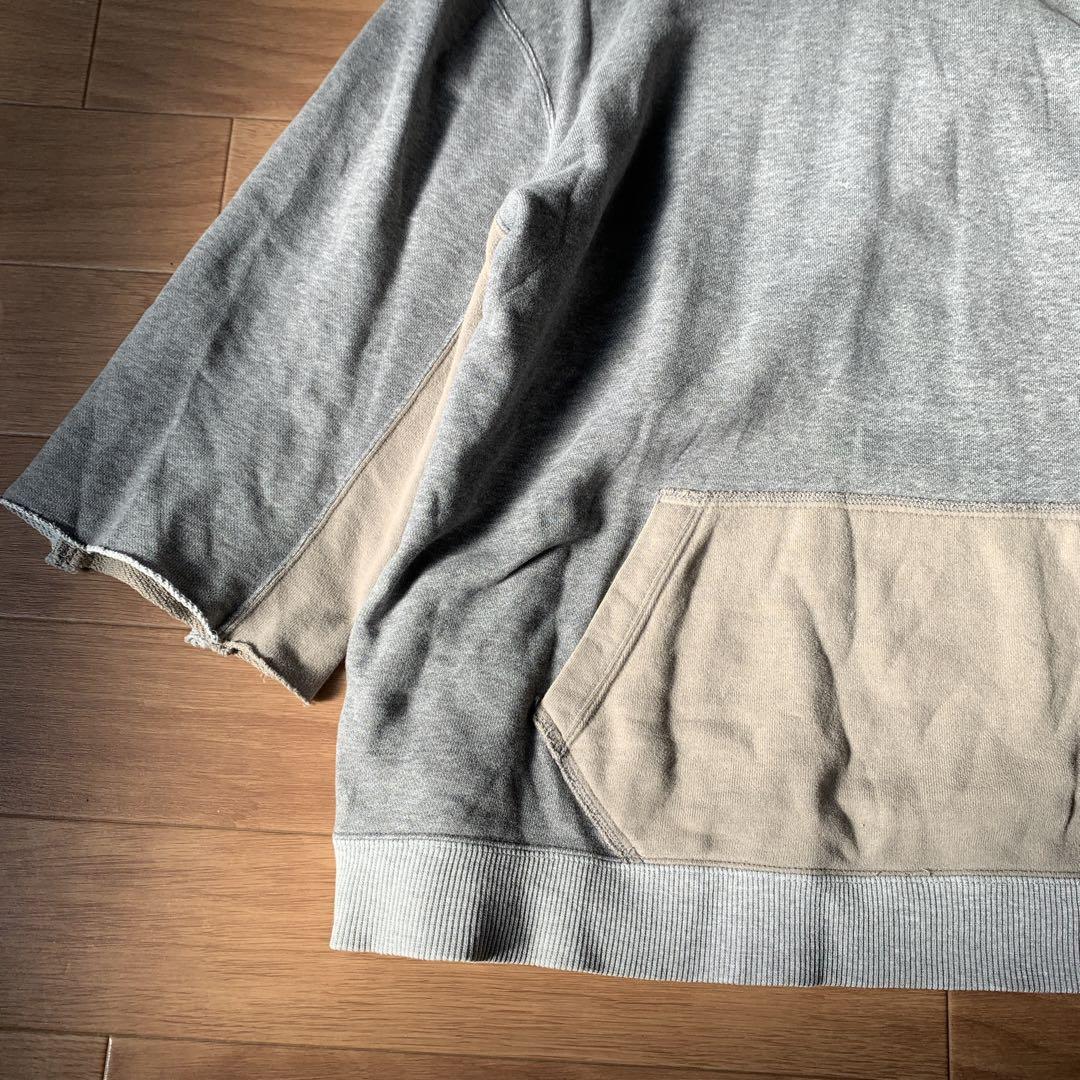 WORE DANCE ウォーダンス 変形 七分袖 パーカー L 日本製