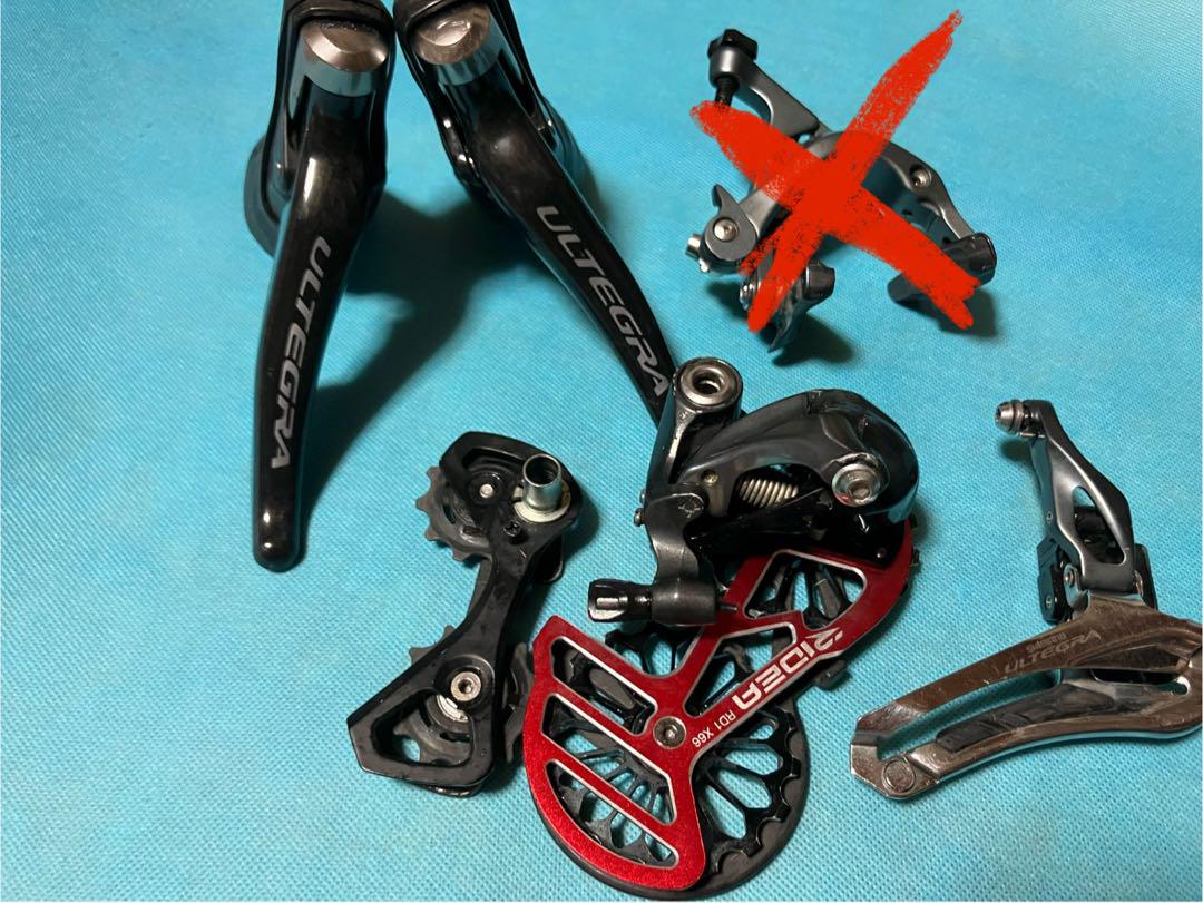 Shimano ULTEGRA 6800 コンポ一式【ブレーキキャリパーなし】