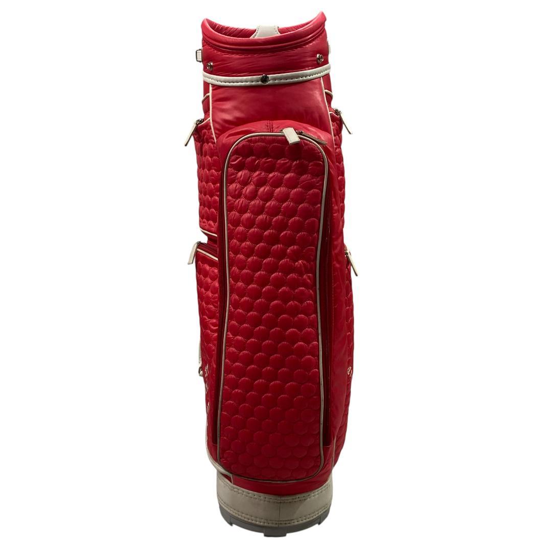 23区GOLF ニジュウサンクゴルフ キャディバッグ レッド 8.5型 5分割
