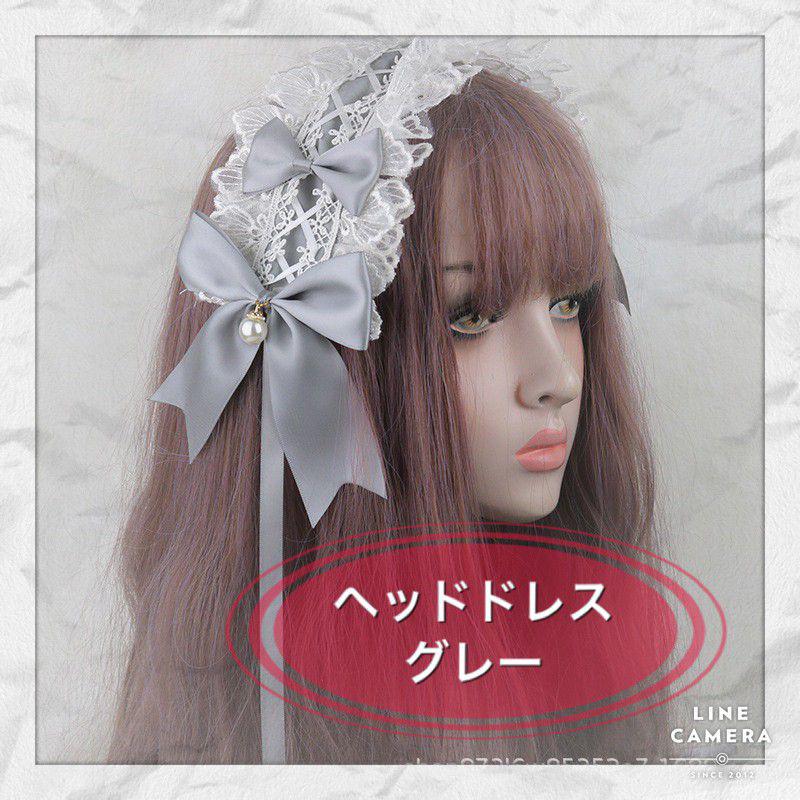 商品名】 ヘッドドレス グレー ロリータ メイド プリンセス 姫系 - メルカリ 商品名】 ヘッドドレス グレー ロリータ メイド プリンセス 姫系 - メルカリ