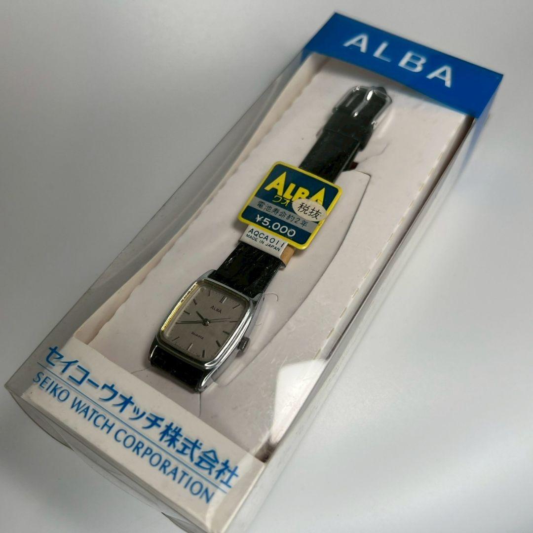 未使用品 SEIKO セイコー アルバ スポーツデジタルウォッチ 電池交換済 箱付き未使用品 SEIKO セイコー アルバ 希少ロゴ クォーツ時計