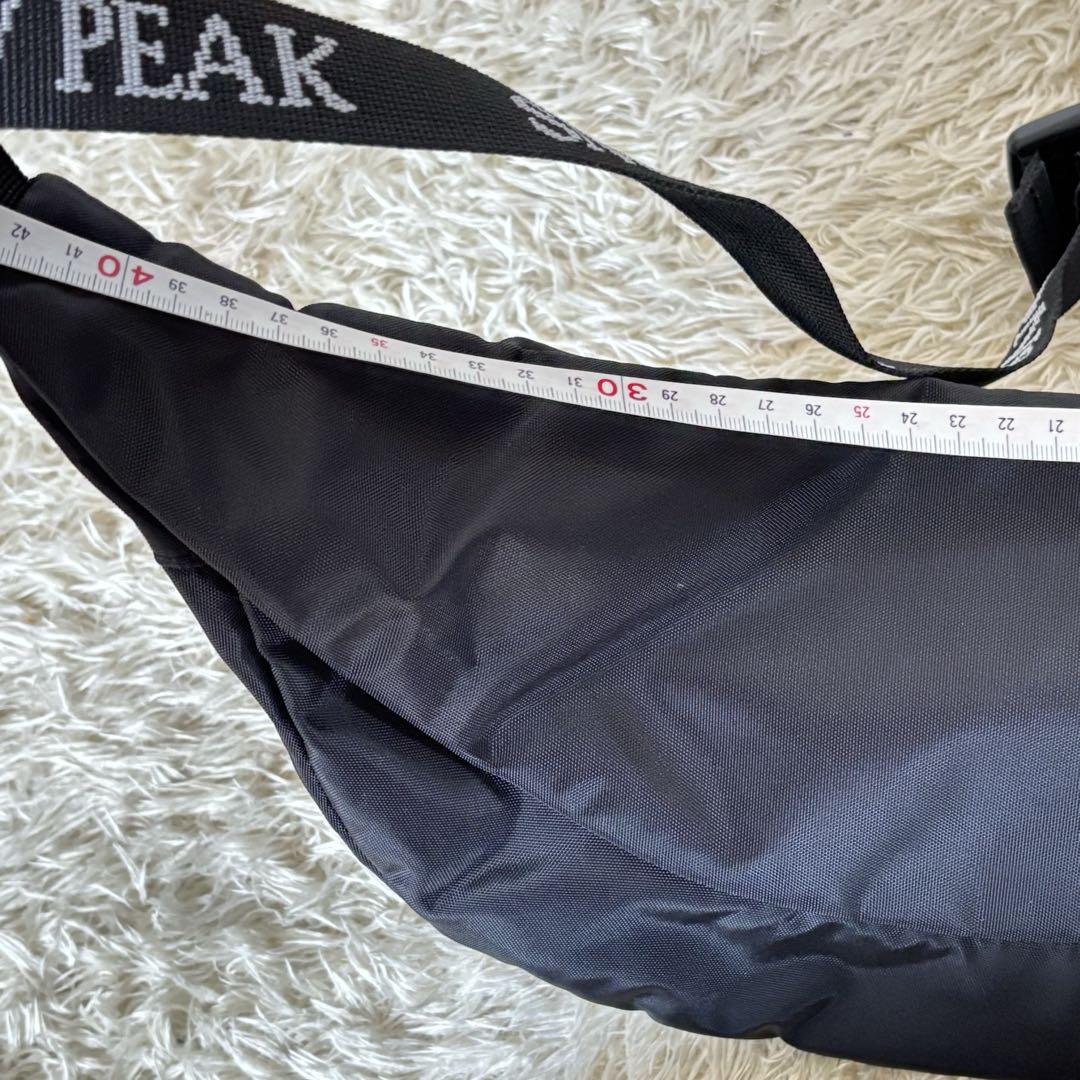 美品 スノーピーク ボディバッグ ウエストバッグ 黒 アウトドア