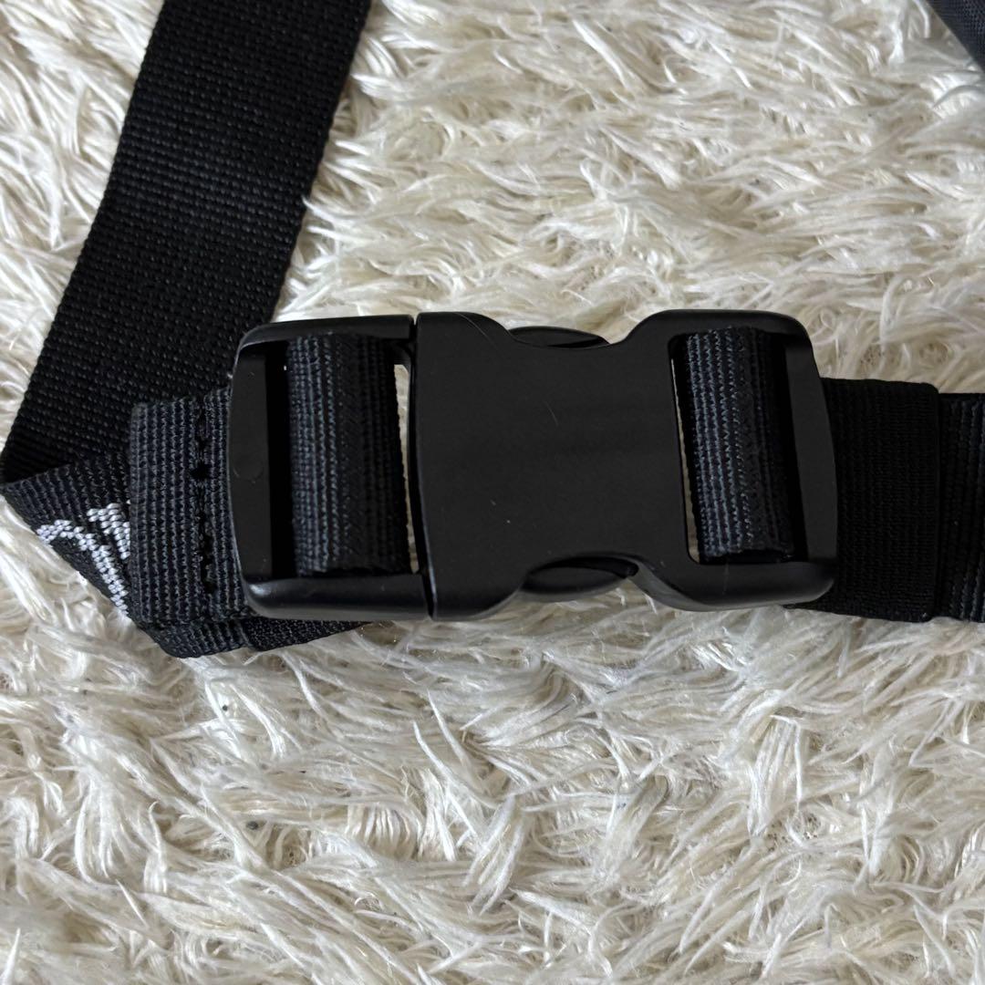 美品 スノーピーク ボディバッグ ウエストバッグ 黒 アウトドア