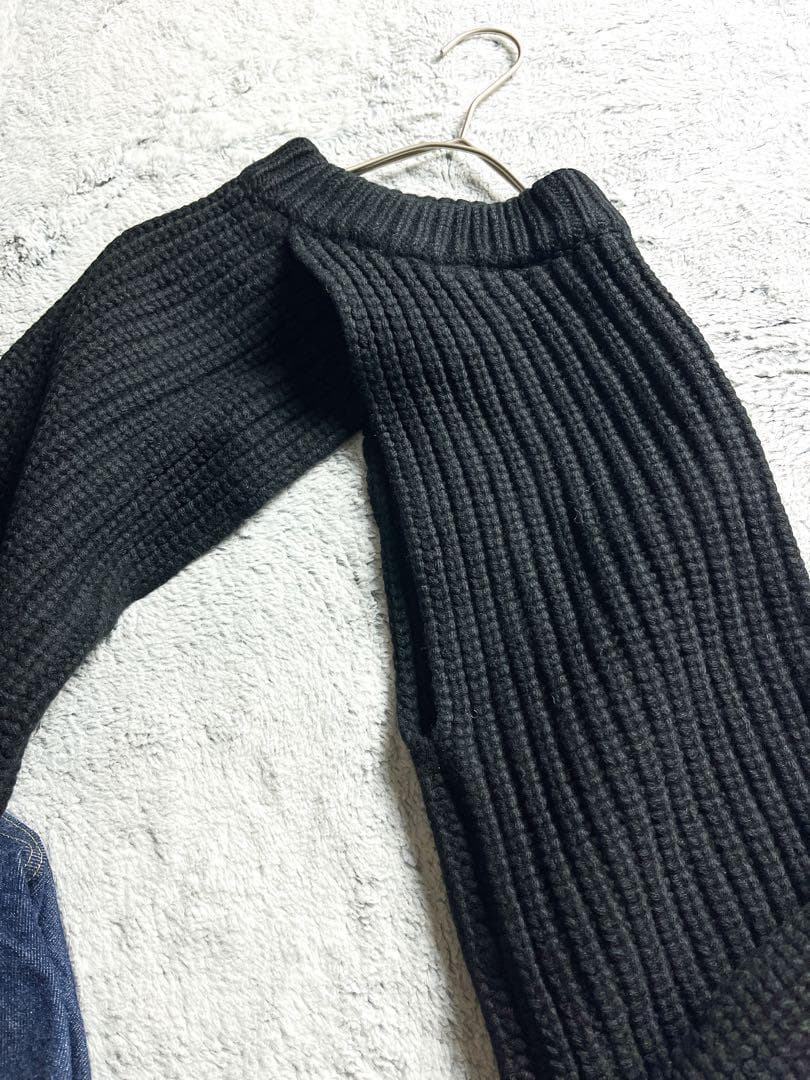 22AW【HYKE】ウール100% RIBBED SLEEVES アームニット 22AW【HYKE】ウール100% RIBBED SLEEVES アームニット