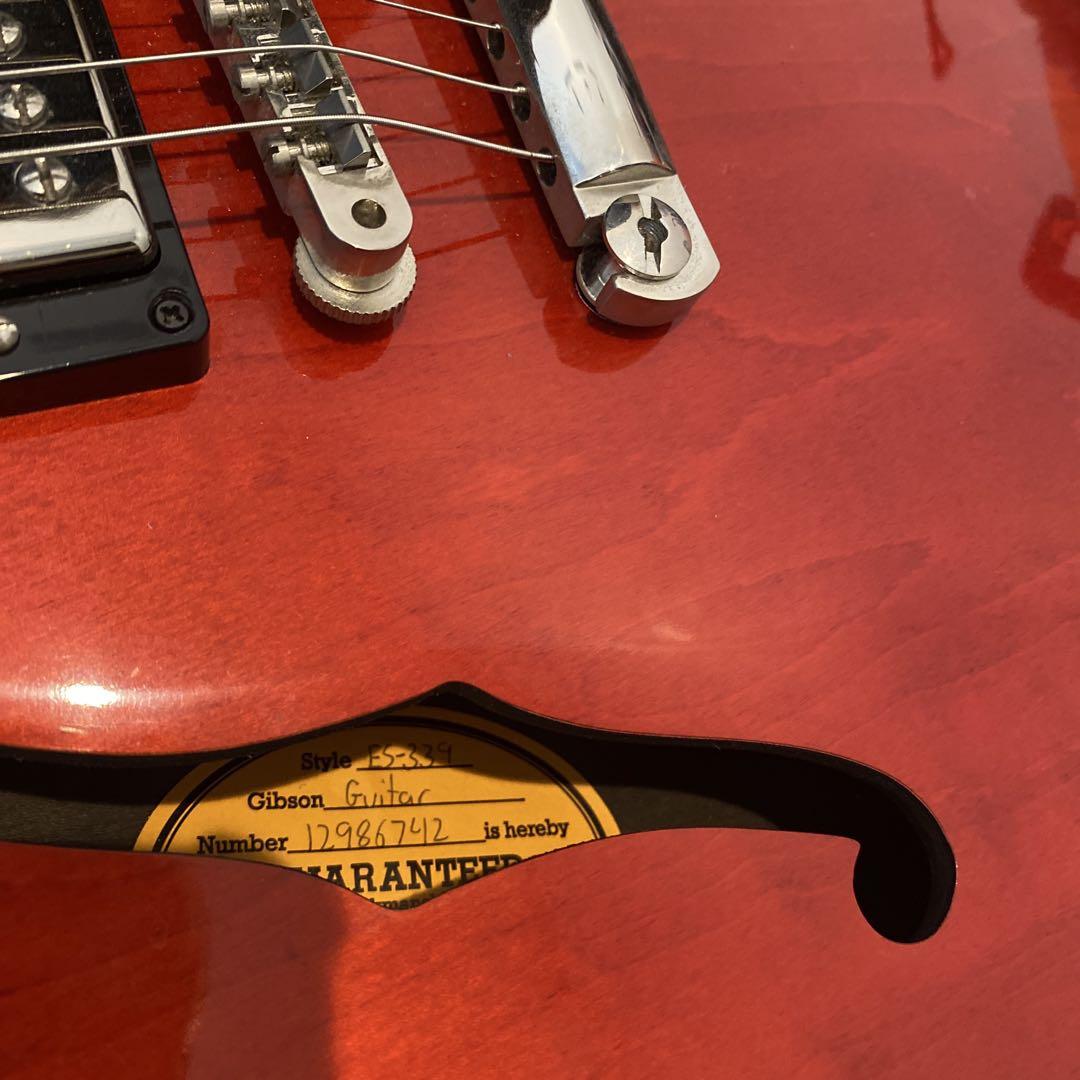Gibson ES-339　Satin　Faded Cherry
