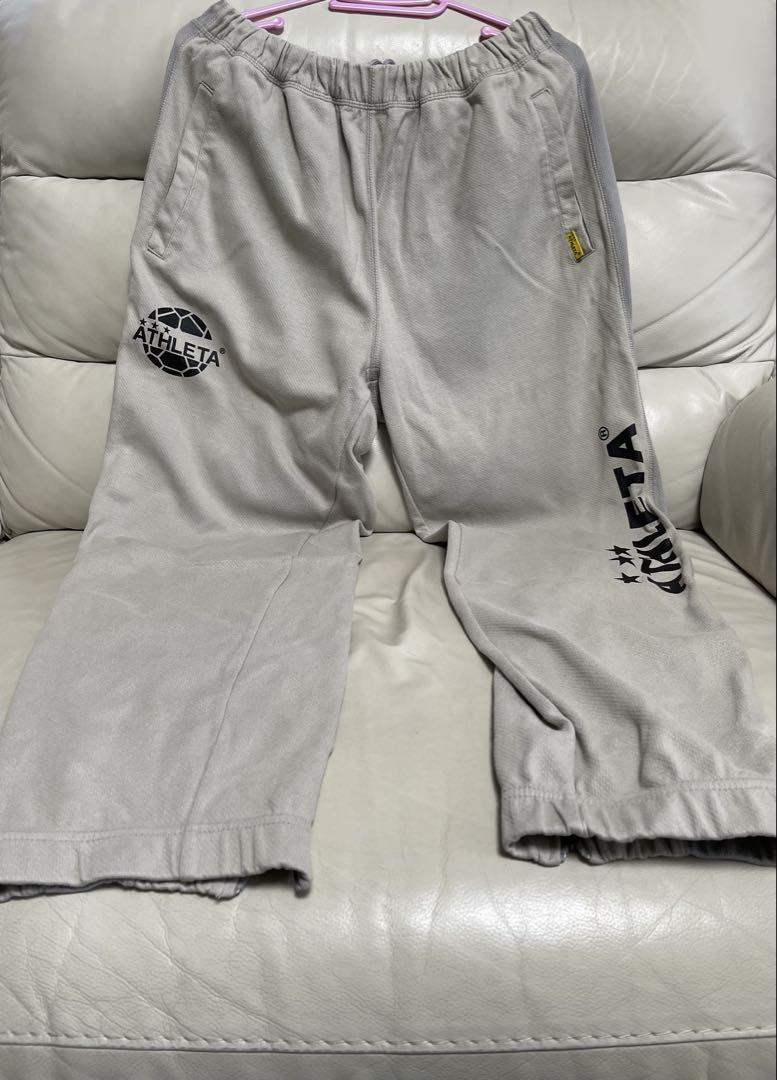 ATHLETA グレー スウェット上下セット ✨サイズO