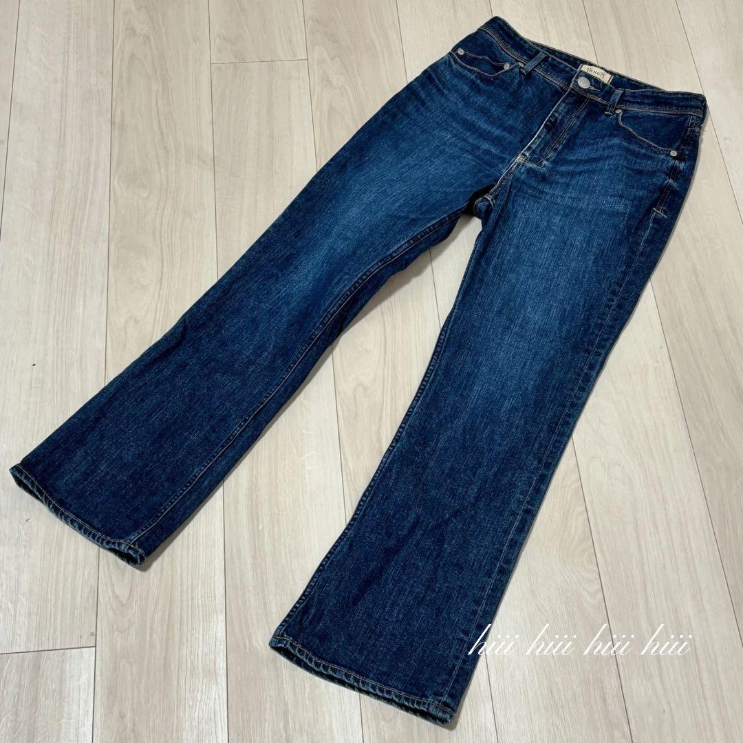 美品 デニム YANUK ヤヌーク セミフレアデニムパンツ Semi Flare