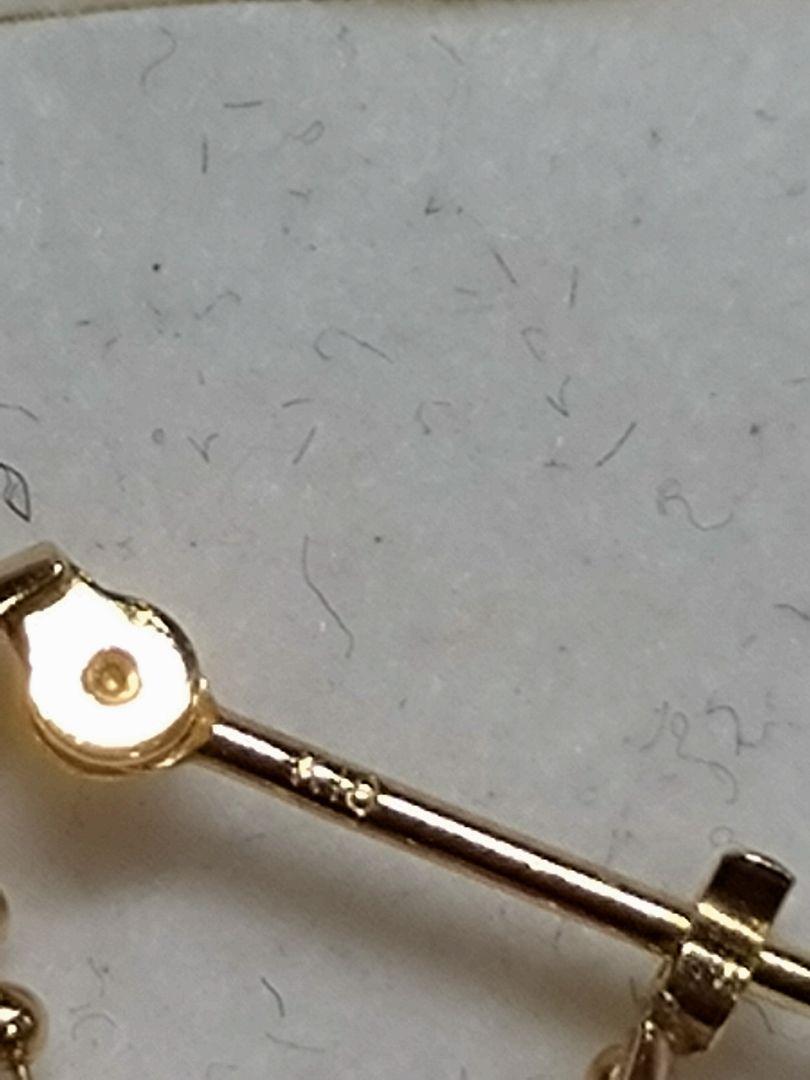 ꙳★*゜はらりて꙳★*゜ K18 ２連 フープ ピアス マザーオブパール