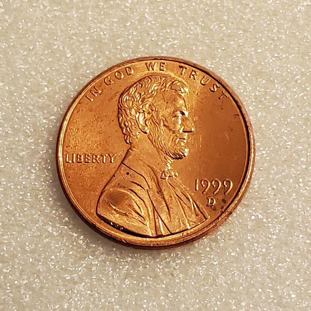3878. 1999年 アメリカ リンカーン 1セント 海外硬貨 - メルカリ