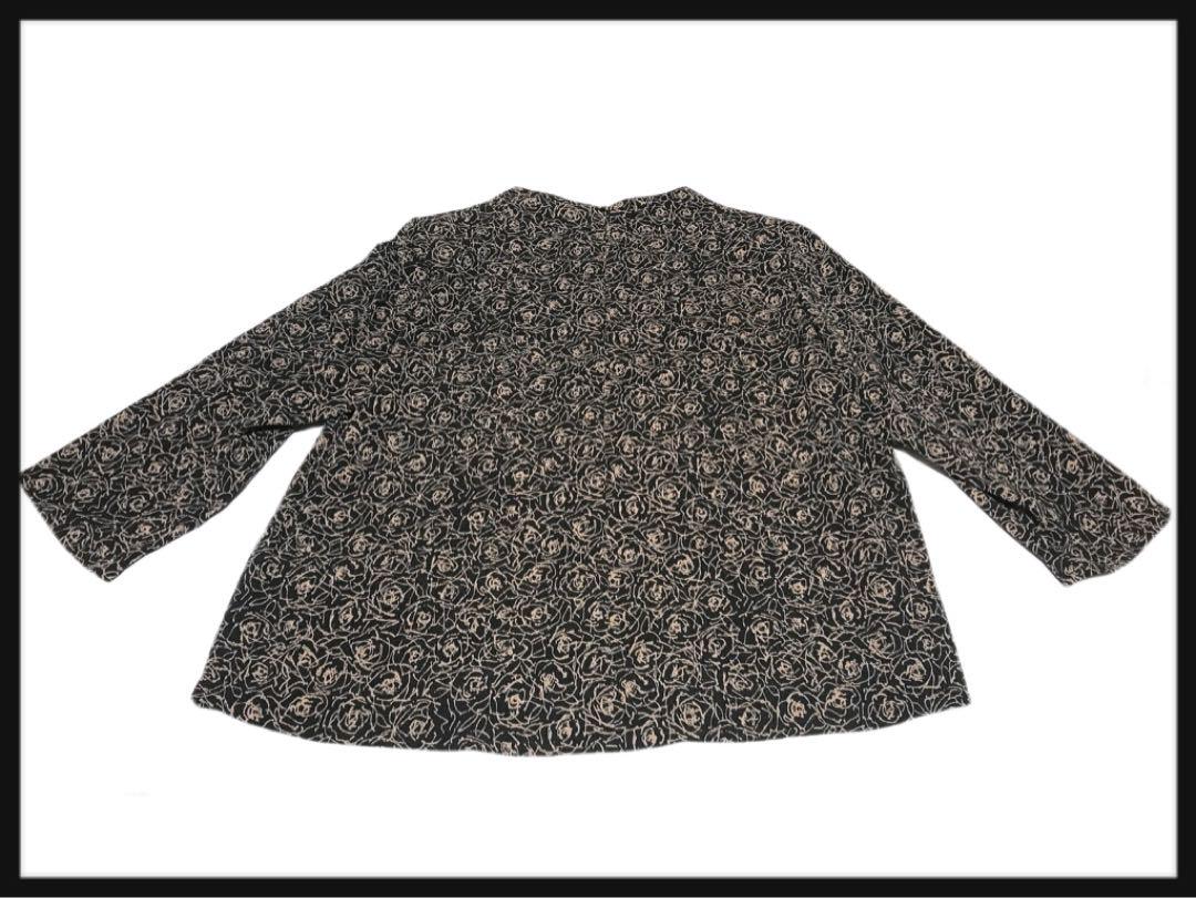 【新品未開封・送料無料】 詩仙堂 BYHITOSHI ブラウス ちりめん 薔薇 シャツ+ブラウス(長袖+七分)