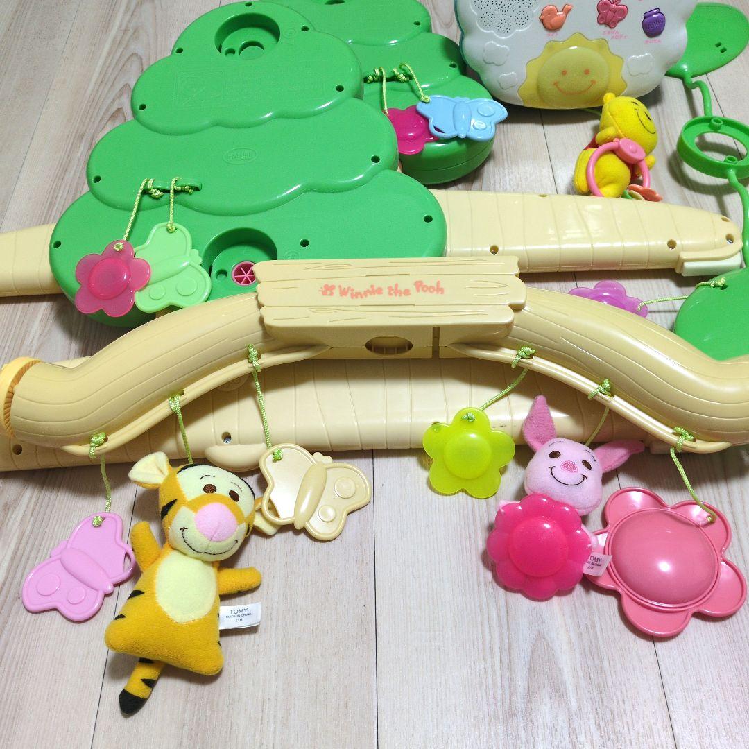 ✨くまのプーさん✨えらべる回転6WAYジムにへんしんメリー プーメリー