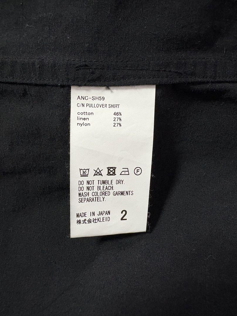 ANCELLM C/N PULLOVER SHIRT サイズ2