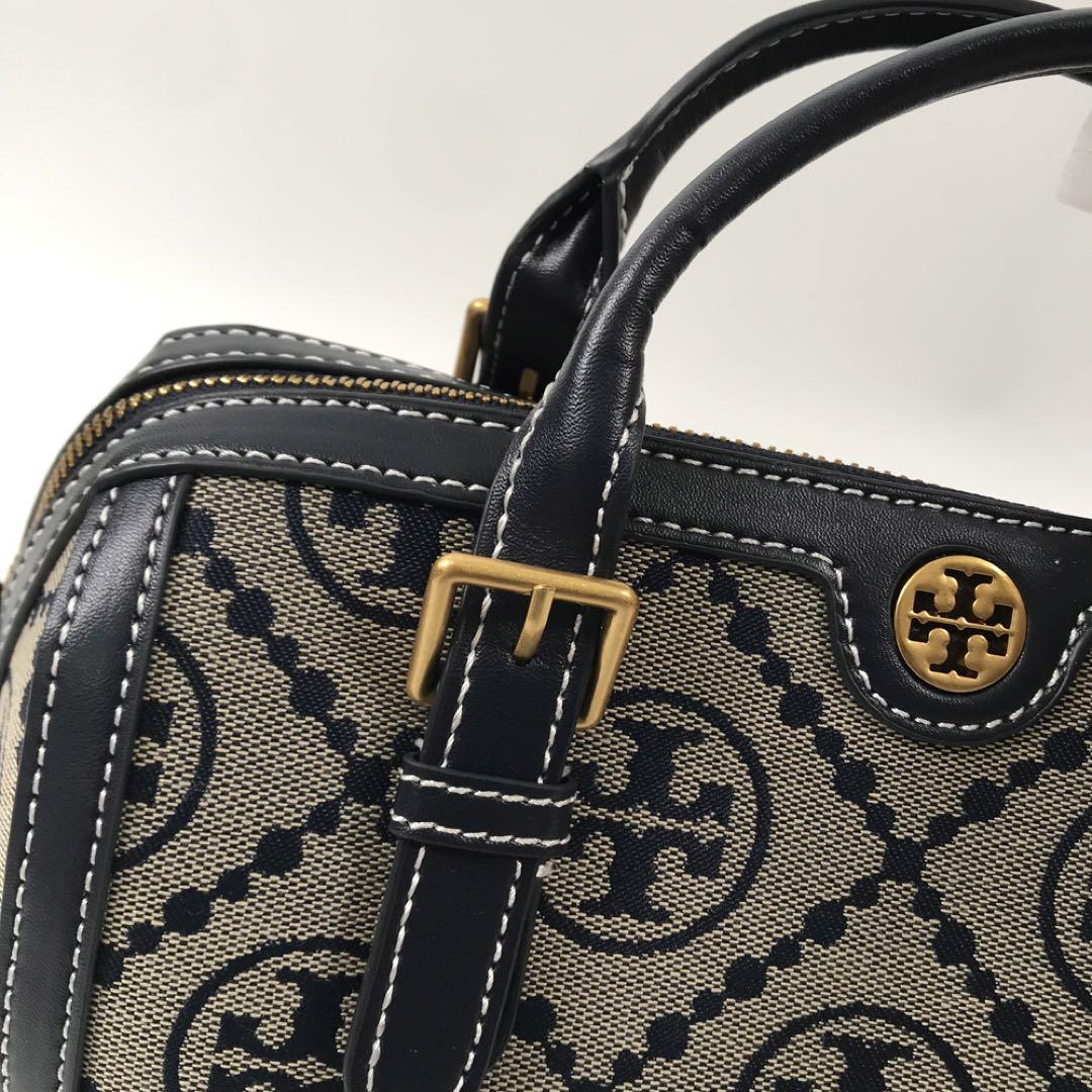 極美品✨トリーバーチ Tモノグラム ジャガード ミニダッフル