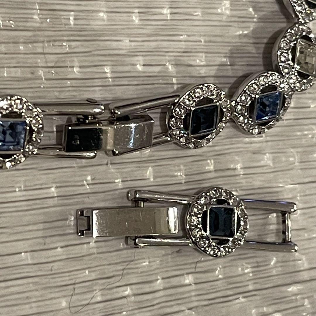 Swarovski ANGELIC SQUARE ブレスレット 青 ブルー