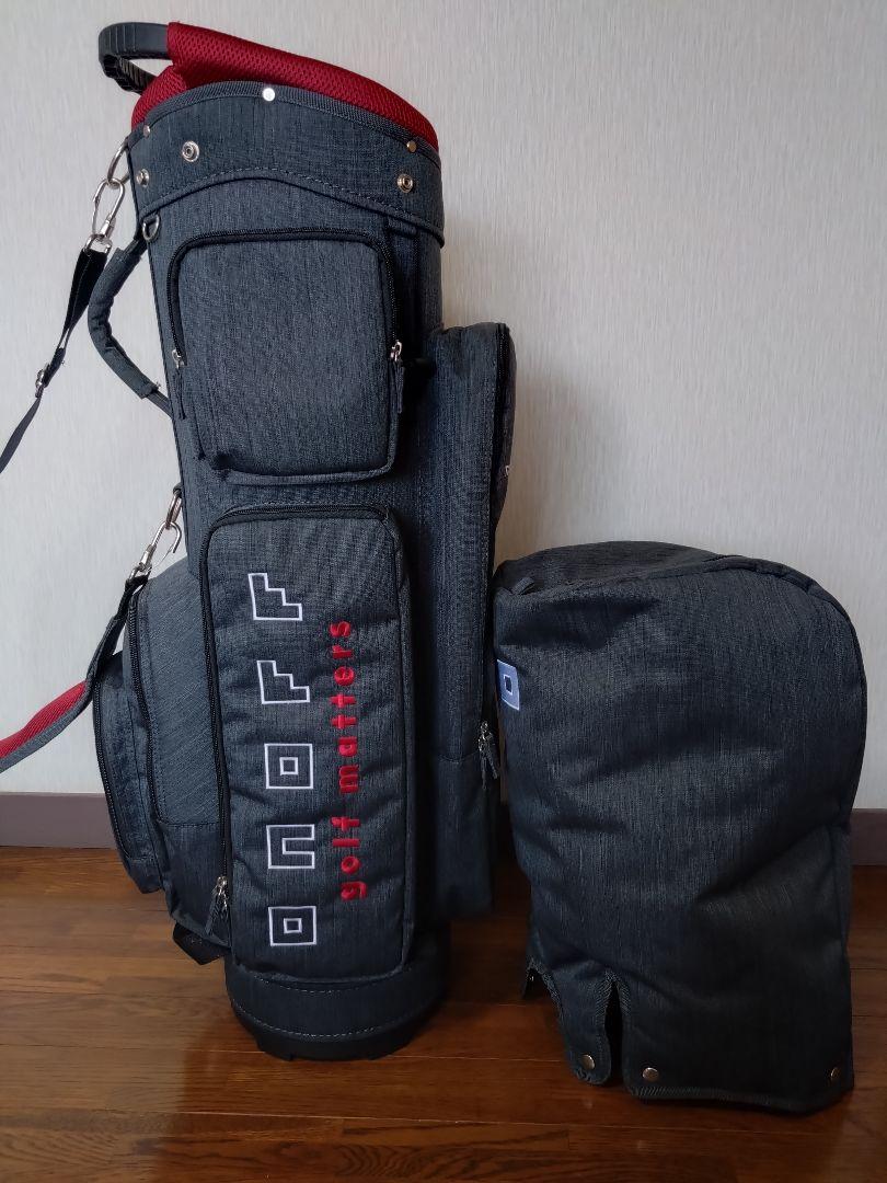 美品　大人気ONOFF オノフ キャディバッグ 杢調 グレー