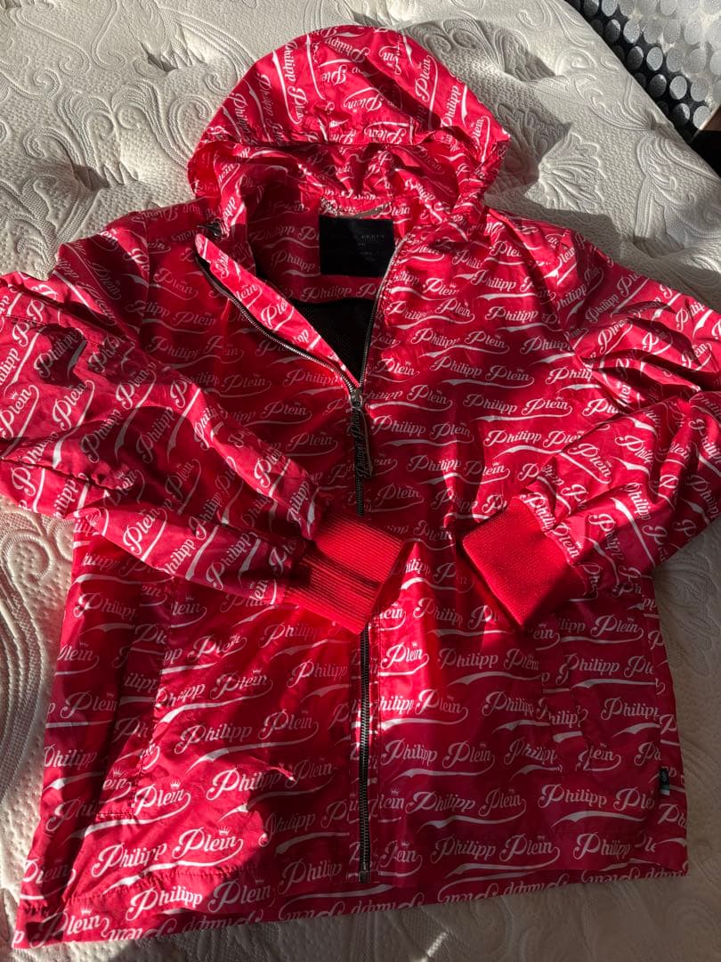 Philipp Plein ナイロンジャケット レッドFREE SIZE・PHILIPP PLEIN