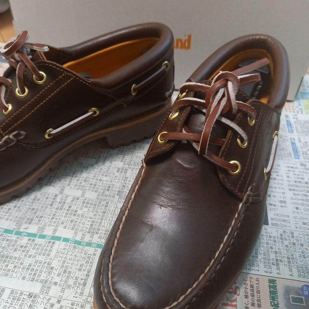 着用1回】Timberland 3eye ブラウン 7.5 着用1回】Timberland 3eye ブラウン 7.5
