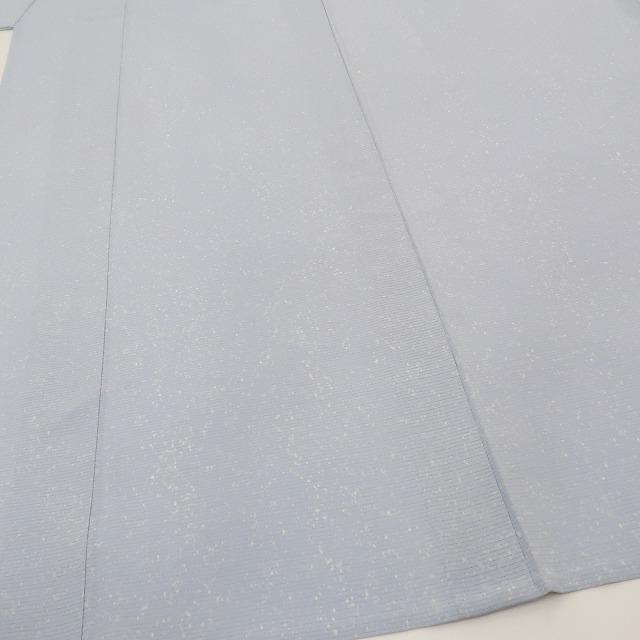 美品 絽 五泉 叩き染め 夏着物 仕付け糸付 正絹“粉雪の舞”江戸小紋 1729 画像5