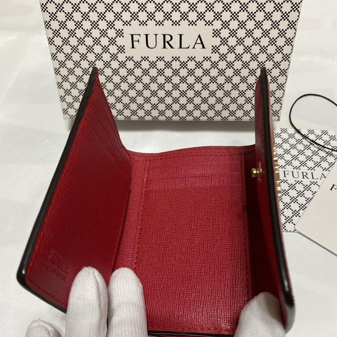 未使用 フルラ FURLA 三つ折り財布 バビロン レザー - メルカリ