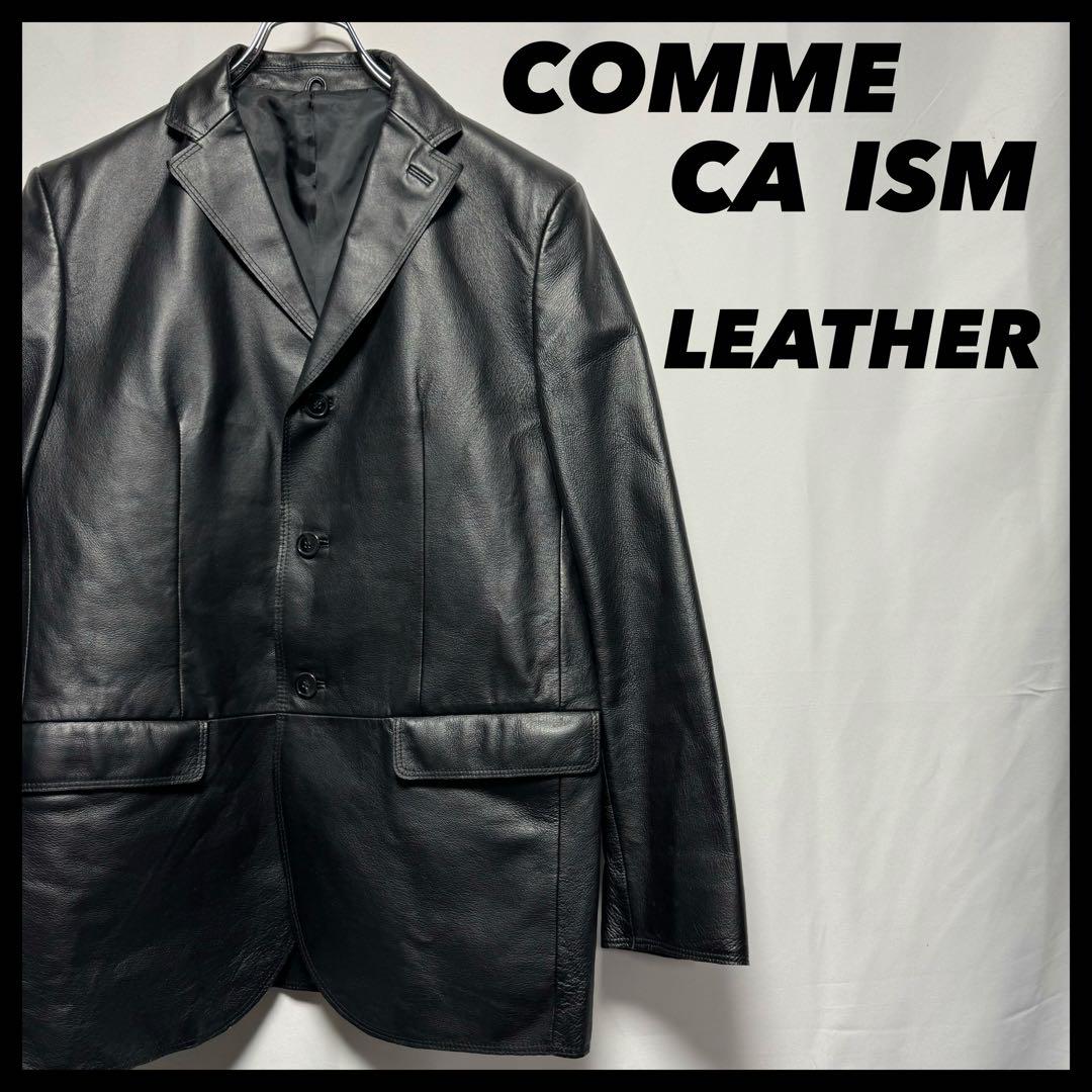 【激安通販 オンラインショップ】 COMME 古着 CA hn テーラードジャケット レザージャケット ISM ジャケット・アウター