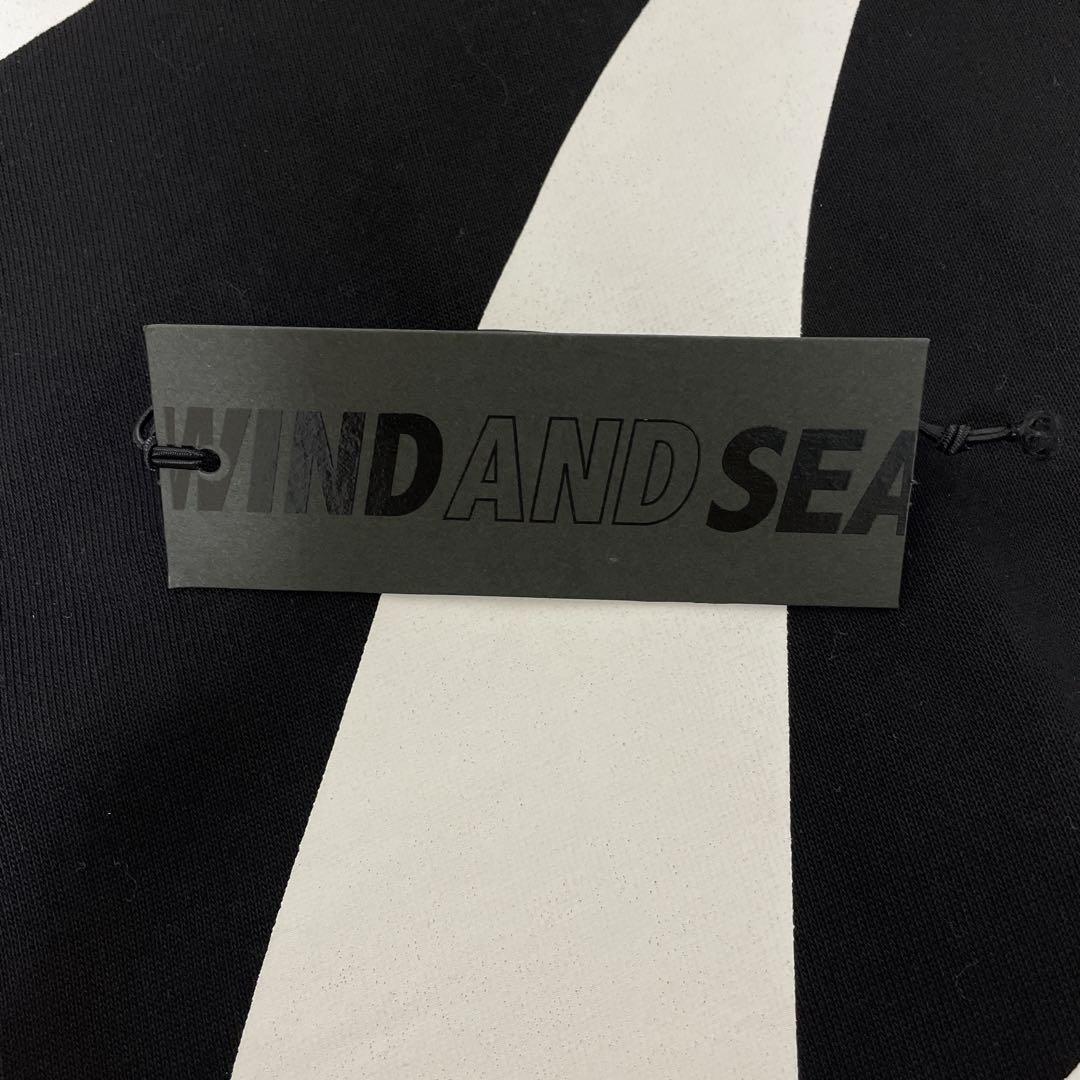 希少　WIND AND SEA (BIGGER) S/S TEE / BLACK