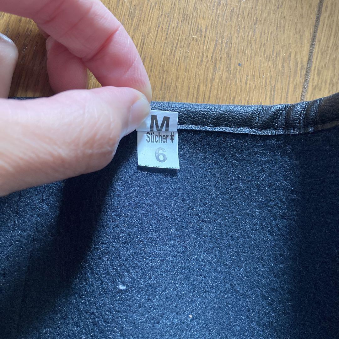 黒 合成皮革 チャップス Mサイズ