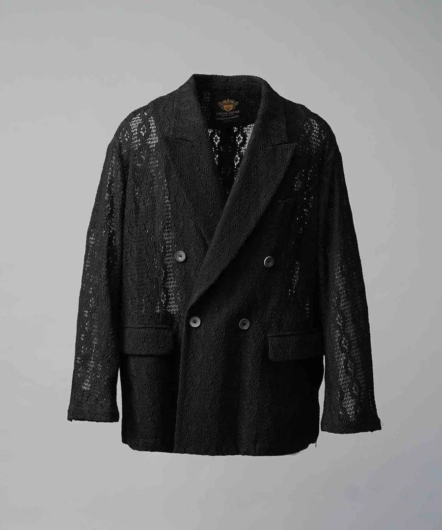 メゾン プライムオーバーピークドラペルダブルテーラードジャケットM MAISON SPECIAL