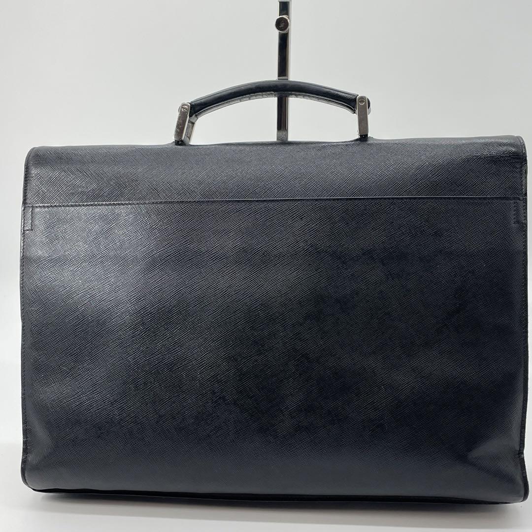 PRADA プラダ ビジネスバッグ　ブリーフケース　メンズ　ブラック