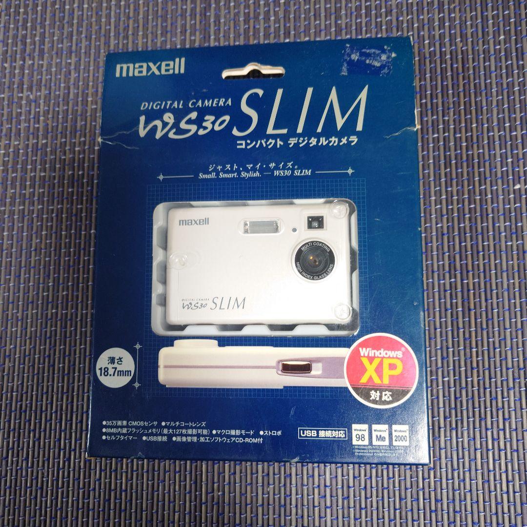 maxell WS30 SLIM コンパクトデジタルカメラ